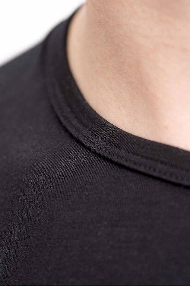 MEN'S T-SHIRT ROUND NECK BLACK