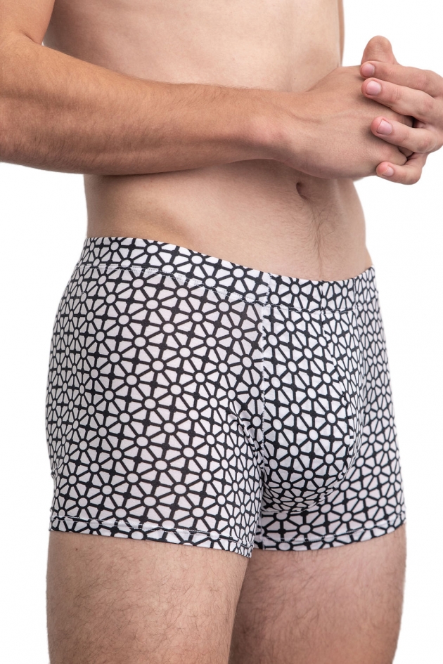 MEN'S BOXER SSHORTS PRINT GEOMETRIC