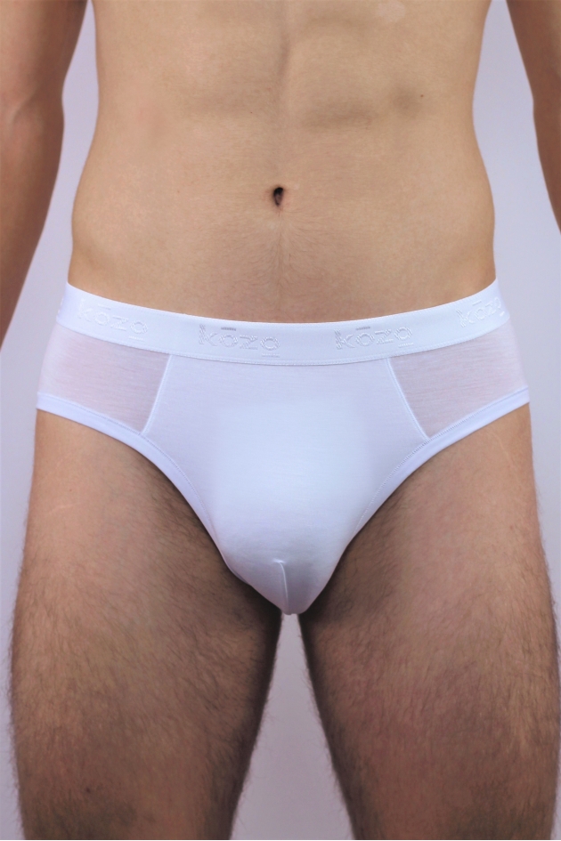 PREMIUM MEN'S BRIEFS WHITE