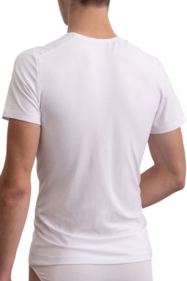 MEN'S T-SHIRT V-CUT WHITE